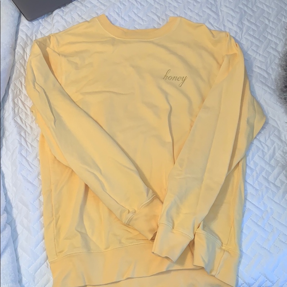 Brandy Melville honey crewneck